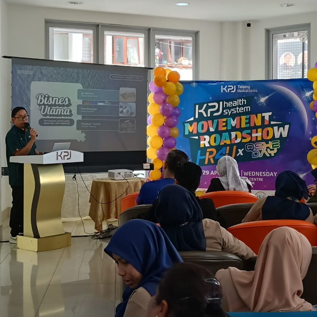 PEMBUKAAN BOOTH DAN SESI TAKLIMAT DI  KPJ TAIPING MEDICAL CENTRE, PERAK